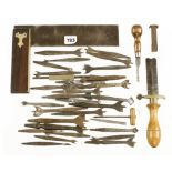 30 brace bits and other tools by FROST Norwich G