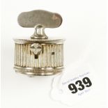 A 19c French nickel plated veterinary 8 blade scarificator G++