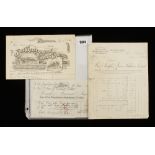 Three invoices; Maguire & Jago cutlers 1886,