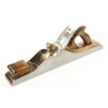 A 171/2" dovetail steel panel plane with brass lever G