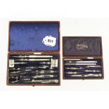 Two drawing sets by STANLEY London and WH BUTLER G+