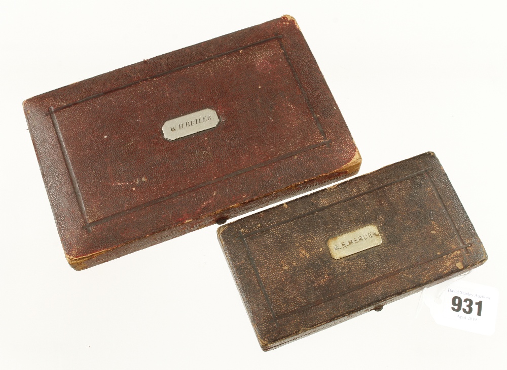 Two drawing sets by STANLEY London and WH BUTLER G+ - Image 2 of 2