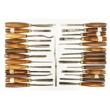 A set of 35 carving tools by ADDIS G+