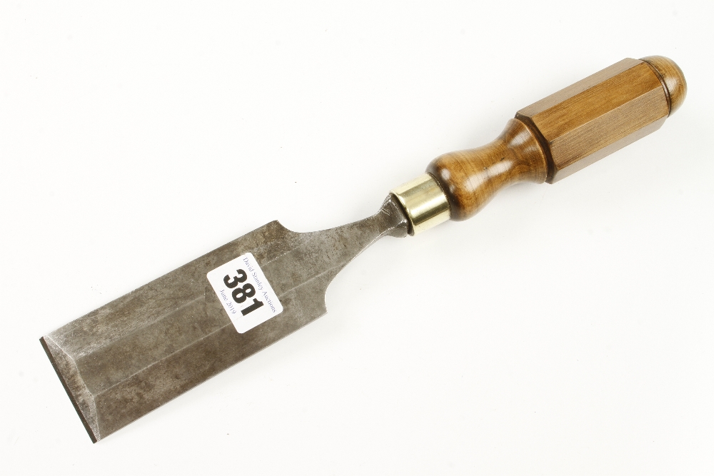 A 2" bevel edge chisel with boxwood handle G+