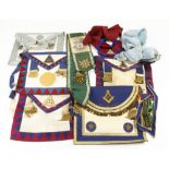 20 Masonic aprons,