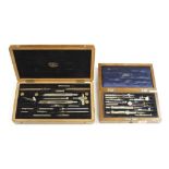 Two incomplete sets of drawing instruments G