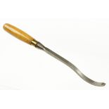 An unusually small 7/16" boxwood handled lock mortice chisel by MARPLES G++