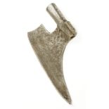 An early Austrian R/H broad axe with 14" edge G-
