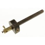 An ebony and brass slitting gauge by J.FROST Norwich (ill. NTM p.