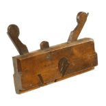 A rare 9 1/2" dado plane by SMALL with Crown over (mark F) with internal wood depth stop G+