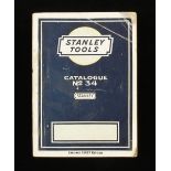 A STANLEY No 34 catalogue January 1937 ed.