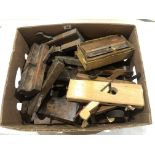 Box of wood planes