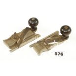 A pair of STANLEY No 98 and 99 side rebate planes G