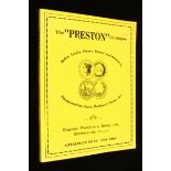 Edw. Preston; little used 1909 reprint cat.