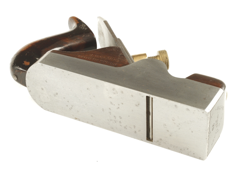 A d/t steel STEWART SPIERS No 28 smoother with open handle and orig Stewart Spiers 2 1/8" iron, - Image 3 of 3