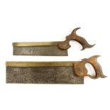 Two b/b saws by JOHN KENYON Norwich (one mark ill.