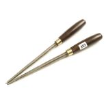 A pair of drawbore pins with rosewood handles G+