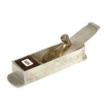 A d/t steel mitre plane 10" x 2 3/4" by SPIERS with brass lever,