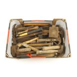 A box of hammers and mallets G