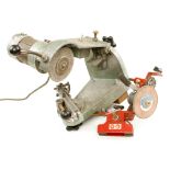 A chain saw sharpener 240V and another drill attachment