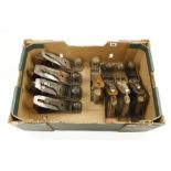 Eight metal planes rusty G-