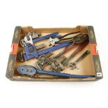 Five Stilson type wrenches and four others G+
