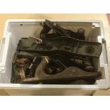 A quantity of metal plane spares G-