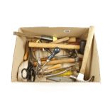 A small quantity of leather tools G