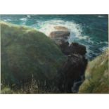 Paul LEWIN (1967) The Steep Cornish Cliffs,