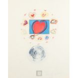 Sir Terry FROST (1915-2003) Heart and Spiral Print Signed 49 x 40 cm