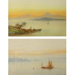 T WILSON Loch Lomond and Loch Ness A pair of watercolours Each signed