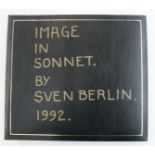 Sven BERLIN (1911-1999) Image in Sonnet A hand-written album, including 20 ink drawings.