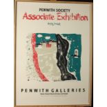 Daphne MCCLURE (1930) Penwith Society Exhibition Poster Signed and dated 1990 Paper size 76 x 56cm