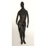 Walking Nude Steel sculpture Maximum height 30.