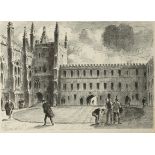 Edward ARDIZZONE (1900-1979) The Front Quad, New College Lithograph Signed,
