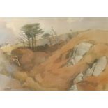 Ken SYMONDS (1927-2010) Treverven Watercolour Signed Inscribed to the back 34 x 49cm
