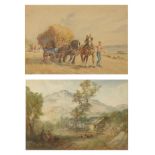 Henry Martin POPE (1843-1908) Watercolour Signed 37 x 25cm Together with a watercolour by Cecil