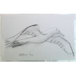 Sven BERLIN (1911-1999) A Gul in Flight Sketch Signed and dated '94 20.