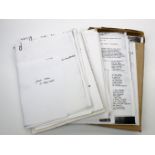 Sven BERLIN (1911-1999) Four box files containing copies of various manuscripts.