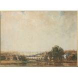 Samuel John Lamorna BIRCH (1869-1955) Landscape with a Viaduct Watercolour Signed,