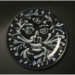 John PIPER (1903-1992) The Green Man Plate Screen printed ceramic Commissioned by The National