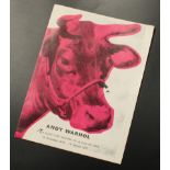 Andy WARHOL (1928-1987) An exhibition catalogue from Paris Musee d’Art Moderne de la Ville de Paris,