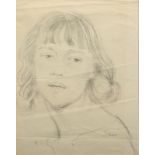 After Augustus Edwin JOHN (1878-1961) Portrait of Euphemia Lamb Inscribed 'John' 26.5 x 25.