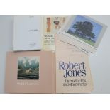 Robert JONES (1943) Two catalogues, one signed,