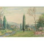 Samuel John Lamorna BIRCH (1869-1955) Teffont, Near Salisbury Watercolour Signed,