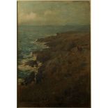 Arthur MEADE (1863-1947) Cornish Coast Oil on canvas Signed 54 x 37cm