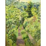 Mary MARTIN (1951) Summer Path Oil on board Signed 25 x 19cm Condition report: