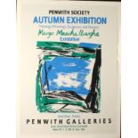 Margo MAECKELBERGHE (1932-2014) Penwith Society Exhibition Poster Signed and dated '91 Paper size