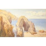 Arthur SUKER (1857-1940) Stone Arch Watercolour Signed and dated '28 29 x 47cm