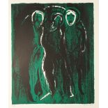 John PIPER (1903-1992) Saints Lithograph Signed and numbered #89/90 56 x 49cm (See illustration)